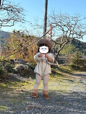 「アイテム（ママ＆ベビー）」を使った、まるちゃんさん（キッズ・80cm）の冬コーディネート