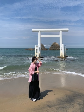 「RODE SKO」｜「アイテム（キャミソール）」を使った、eringiさん（レディース・161cm）の秋コーディネート