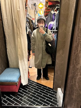 「Discoat」｜「アイテム（トートバッグ）」を使った、eringiさん（レディース・161cm）の冬コーディネート