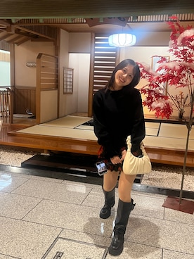 「JW PEI（ジェイダブリューペイ）のアイテム」を使った、©️aさん（レディース・159cm）の冬コーディネート