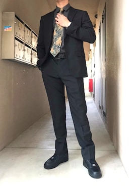 「卒業式コーデ」｜.ragさん（メンズ・170cm）の春コーディネート