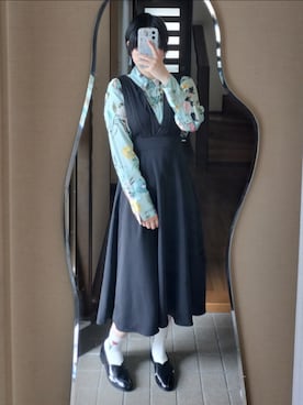 「アイテム（ドレスシューズ）」を使った、みんかさん（レディース・165cm）の春コーディネート