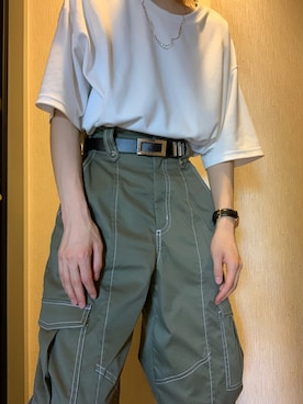 MAISON SPECIAL(メゾンスペシャル)の「裾ZIPカーゴパンツ【MAISON