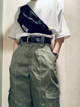 MAISON SPECIAL(メゾンスペシャル)の「裾ZIPカーゴパンツ【MAISON