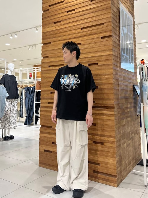 『ユニセックス』ワイドカーゴパンツ