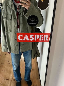 「Levi's（リーバイス）のアイテム（デニムパンツ、ブルー系）」を使った、tyoutyoooさん（メンズ）の秋コーディネート
