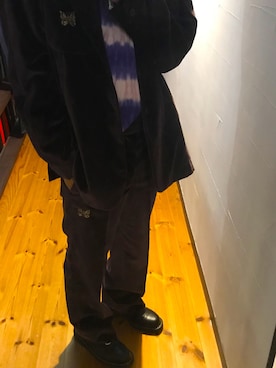 「Needles（ニードルス）のアイテム（フォーマルスーツ/小物）」を使った、tyoutyoooさん（メンズ・172cm）の秋コーディネート