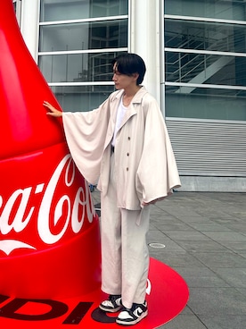 「GRL（グレイル）のアイテム（ジャケット/アウター）」を使った、稲見悠寿さん（メンズ・174cm）の秋コーディネート