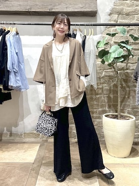 「GLOBAL WORK（グローバルワーク）のアイテム（トップス）」を使った、airiさん（レディース・158cm）の春コーディネート