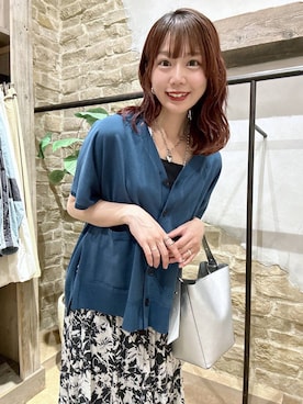 「アイテム（スカート）」を使った、airiさん（レディース・158cm）の夏コーディネート
