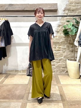「アイテム（キャミソール）」を使った、airiさん（レディース・158cm）の春コーディネート