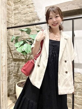 「GLOBAL WORK（グローバルワーク）のアイテム（サンダル）」を使った、airiさん（レディース・158cm）の夏コーディネート