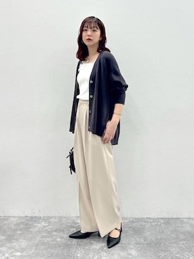 「STERNBERG（スタンバーグ）のアイテム」を使った、airiさん（レディース・158cm）の春コーディネート