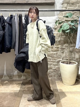 「きれいめ」｜airiさん（レディース・158cm）の冬コーディネート