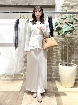 「GLOBAL WORK（グローバルワーク）のアイテム（セットアップ）」を使った、airiさん（レディース・158cm）の冬コーディネート