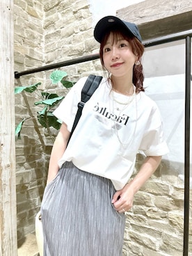 「アイテム（バックパック/リュック）」を使った、airiさん（レディース・158cm）の夏コーディネート