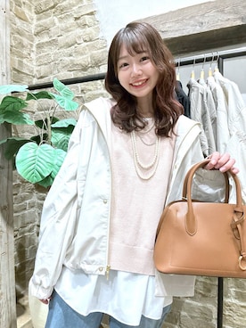 「GLOBAL WORK（グローバルワーク）のアイテム（トップス）」を使った、airiさん（レディース・158cm）の春コーディネート