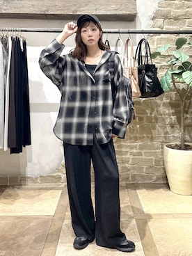「GLOBAL WORK（グローバルワーク）のアイテム（帽子）」を使った、airiさん（レディース・158cm）の夏コーディネート