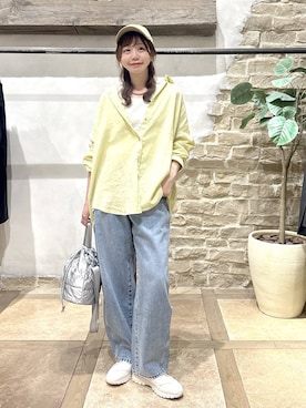 「GLOBAL WORK（グローバルワーク）のアイテム（シューズ）」を使った、airiさん（レディース・158cm）の春コーディネート