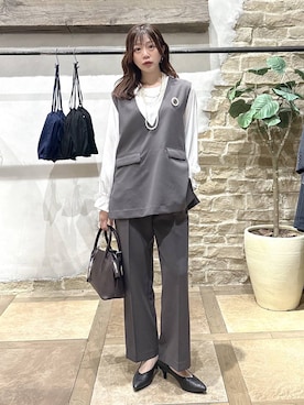 airiさん（レディース・158cm）の冬コーディネート