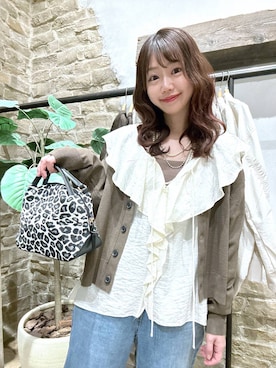 「GLOBAL WORK（グローバルワーク）のアイテム（トップス）」を使った、airiさん（レディース・158cm）の春コーディネート