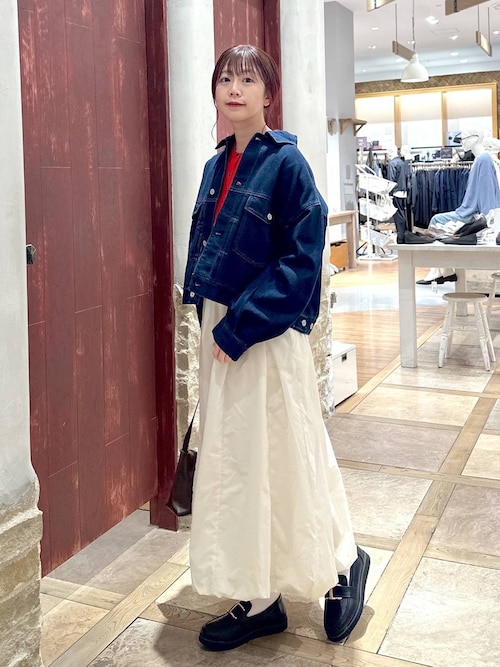 新品　グローバルワーク　 GOODデニムやわらかジャケット　レギュラー　ネイビー GLOBAL WORK デニムジャケット gジャン GOODデニムやわらか