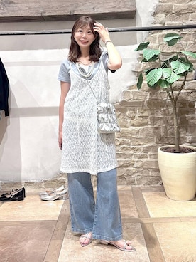 「GLOBAL WORK（グローバルワーク）のアイテム」を使った、airiさん（レディース・158cm）の夏コーディネート