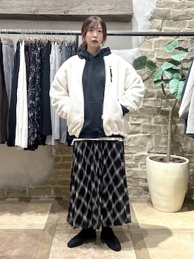 「GLOBAL WORK（グローバルワーク）のアイテム（ブルゾン）」を使った、airiさん（レディース・158cm）の秋コーディネート