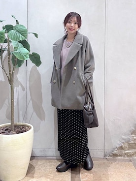 「GLOBAL WORK（グローバルワーク）のふわふわHugmeドルマンプルオーバー/595406（ニット/セーター）」を使った、airiさん（レディース・158cm）の秋コーディネート