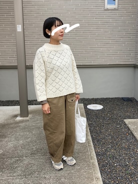 「ゴーシュ（ゴーシュ）のアイテム」を使った、やんさん（レディース・154cm）の秋コーディネート