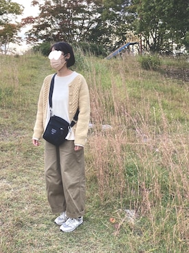 「ゴーシュ（ゴーシュ）のアイテム」を使った、やんさん（レディース・154cm）の秋コーディネート