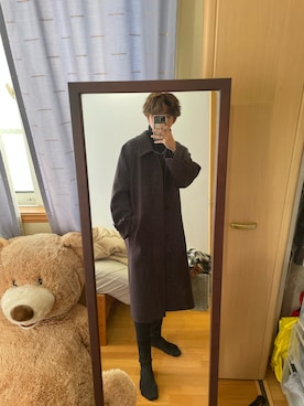 「EMMA CLOTHES（エマクローズ）のアイテム」を使った、ぺぺさん（メンズ・174cm）の冬コーディネート