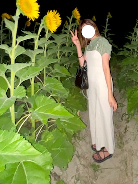 「GRL（グレイル）のアイテム（サロペット/オーバーオール）」を使った、🧅さん（レディース・157cm）の夏コーディネート