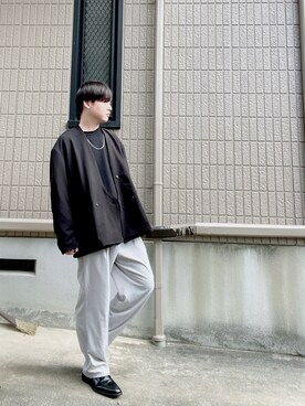 「インスタフォローしてね！」｜Yさん（メンズ・171cm）の春コーディネート