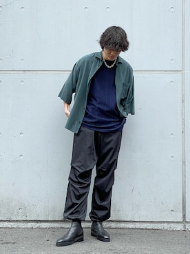 松本 幸さん（メンズ・180cm）の夏コーディネート