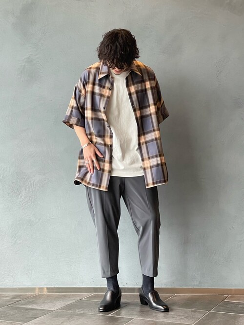 Lui's（ルイス）の「トリコットアンクルカットテーパードパンツ