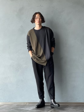 「ファッションの力を信じよう」｜松本 幸さん（メンズ・180cm）の冬コーディネート