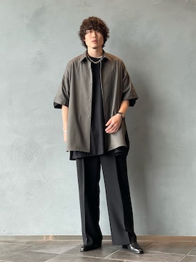 松本 幸さん(メンズ・180cm)の夏コーディネート