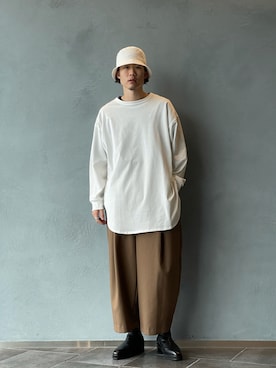 松本 幸さん（メンズ・180cm）の秋コーディネート