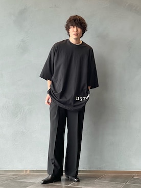 松本 幸さん(メンズ・180cm)の夏コーディネート