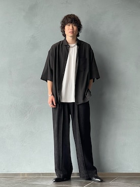 松本 幸さん（メンズ・180cm）の秋コーディネート