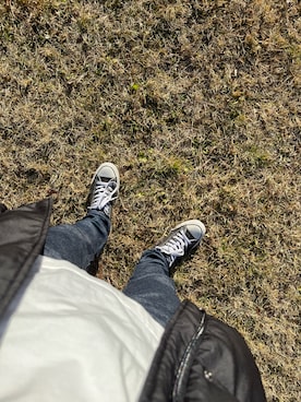 「A.P.C.（アーペーセー）のアイテム（パンツ）」を使った、rukihaさん（メンズ・172cm）の冬コーディネート
