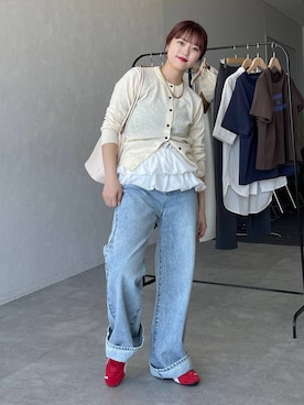 「studio CLIP（スタディオクリップ）のアイテム」を使った、mitaさん（レディース・155cm・20代）の春コーディネート
