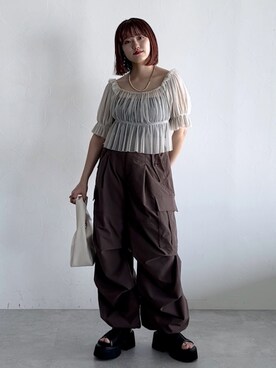 mitaさん（レディース・155cm）の夏コーディネート