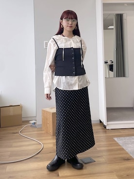 「studio CLIP（スタディオクリップ）のアイテム」を使った、mitaさん（レディース・156cm）の秋コーディネート