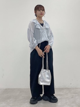 「studio CLIP（スタディオクリップ）のアイテム」を使った、mitaさん（レディース・155cm・20代）の春コーディネート