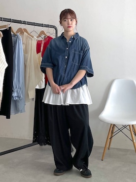 「studio CLIP（スタディオクリップ）のアイテム」を使った、mitaさん（レディース・155cm・20代）の春コーディネート