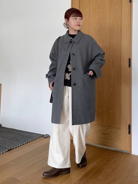 「アイテム（その他アウター）」を使った、mitaさん（レディース・155cm・20代）の秋コーディネート