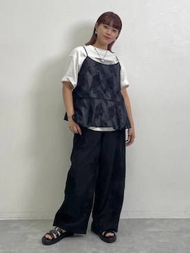 「studio CLIP（スタディオクリップ）のアイテム」を使った、mitaさん（レディース・155cm）の夏コーディネート