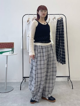 「studio CLIP（スタディオクリップ）のアイテム」を使った、mitaさん（レディース・155cm）の春コーディネート